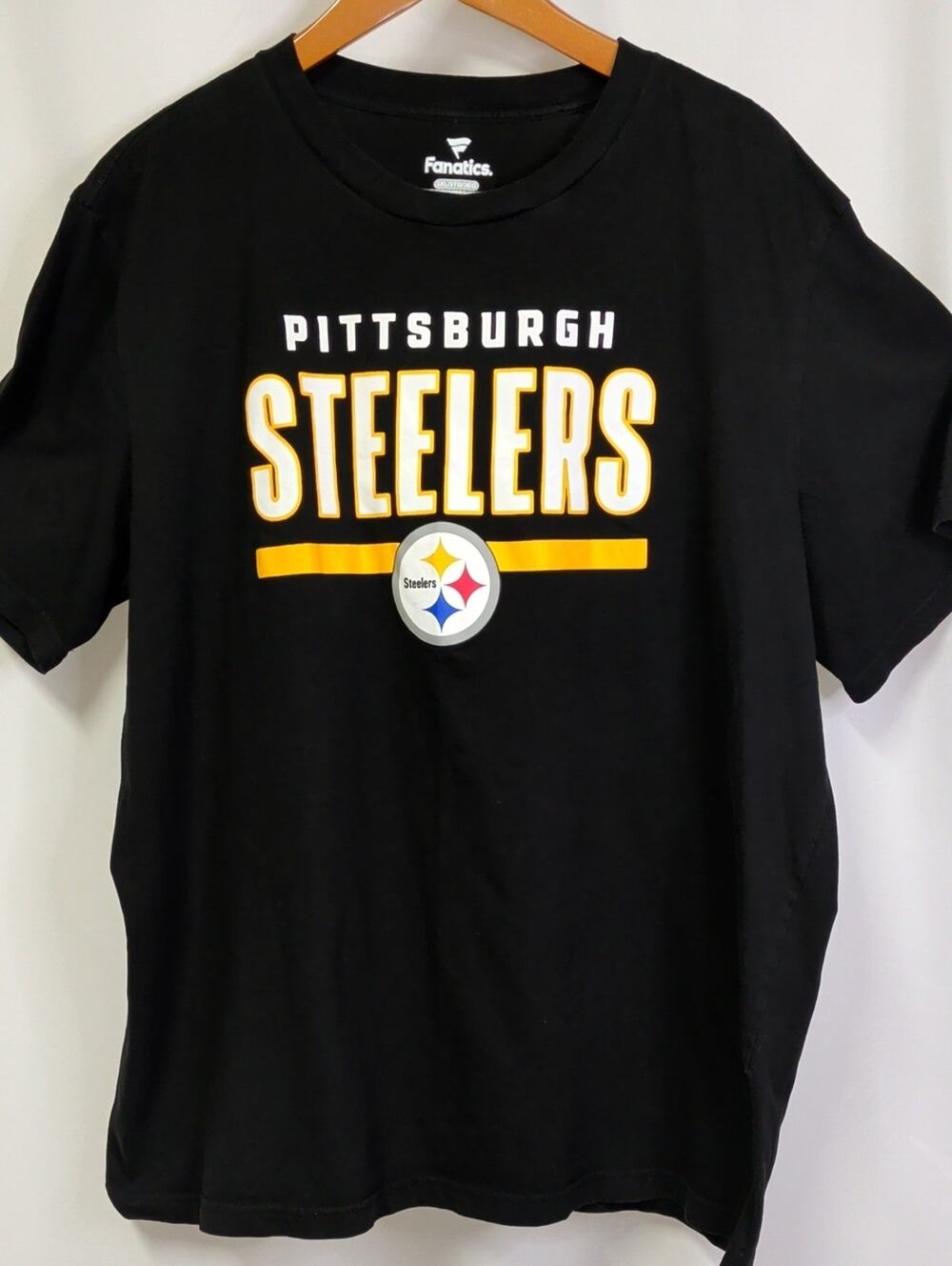Fanatics Black Pittsburgh Steelers Graphic Tee Men's 3XL